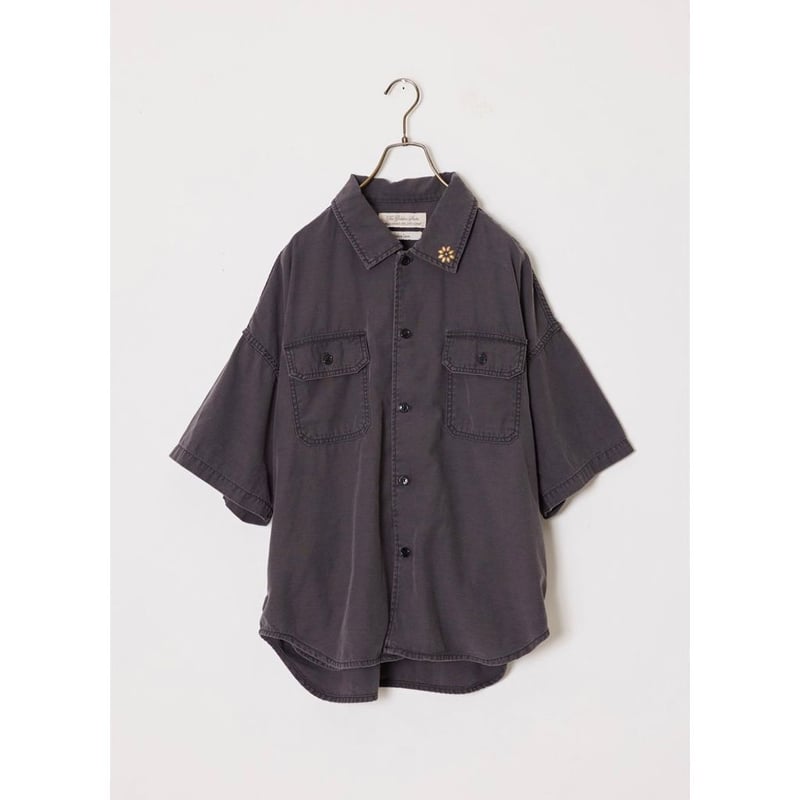 REMI RELIEF WIDE Military S/S SHIRT | MAROON REMI RELIEF WIDE Military S/S SHIRT | MAROON