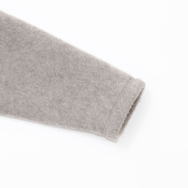 YAECA Natural Wool Fleece Pullover | MAROON