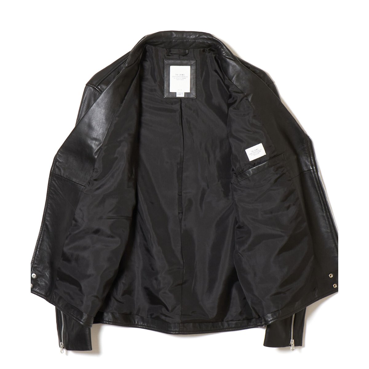 CRIMIE SPANISH LAMB LEATHER W BIKER JACKET | MA