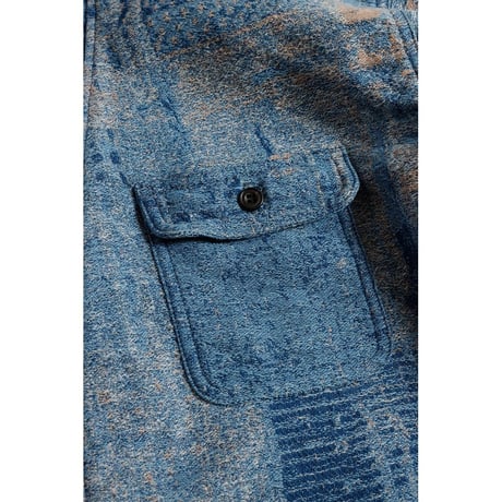 FDMTL BORO JAQUARD HAORI SHIRT 3YR WASH