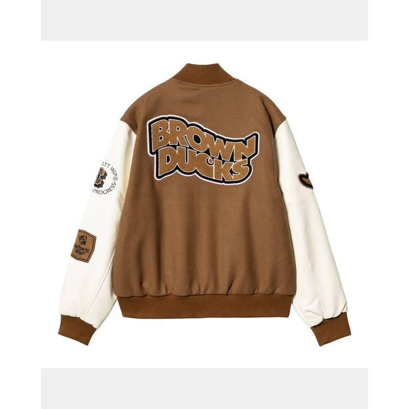 CARHARTT WIP Brown Ducks Bomber | MAROON