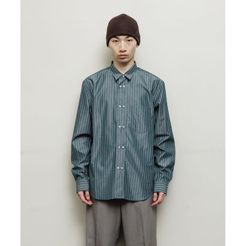 BAL DOUBLE BUTTON SHIRT | MAROON