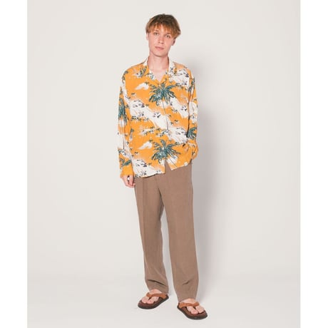 BEDWIN & THE HEARTBREAKERS 10L LINEN WIDE PANTS "WYLER"