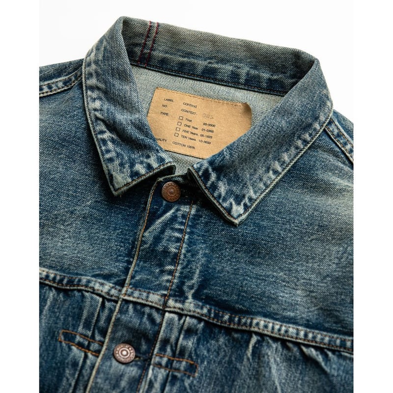 ANACHRONORM CONTEXT-005-5Y FRONT TUCK DENIM JAC ANACHRONORM CONTEXT-005-5Y FRONT TUCK DENIM JAC