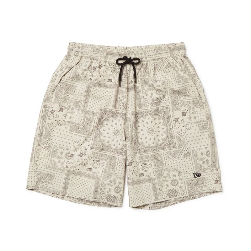ニューエラ　ウーブン　ショートパンツ　ペイズリー NEW ERA ウーブン ショートパンツ Floral Paisley ストーン | MAR