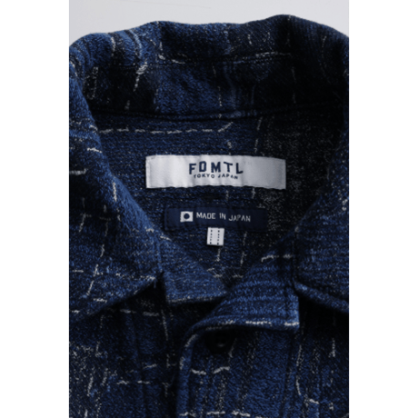 FDMTL FA26SH41JR BORO JACQUARD SHIRT JACKET RINSE