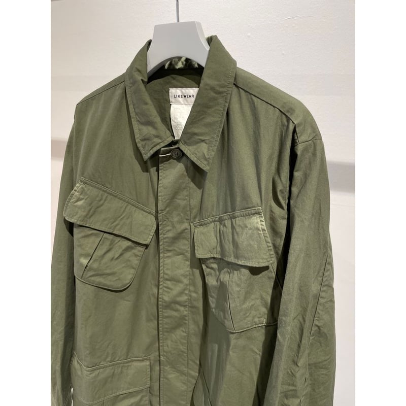 YAECA LIKE WEAR JUNGLE FATIGUE JACKET | MAROON YAECA LIKE WEAR JUNGLE FATIGUE JACKET | MAROON