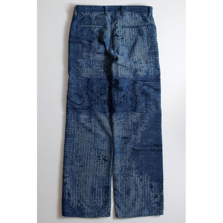 FDMTL BORO JAQUARD WIDE PANTS RINSE