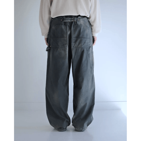 ANACHRONORM AN386-D REMAKED DOUBLE KNEE DUCK PAINTER PANTS