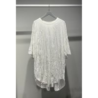 Ground Y CATCH WASHER HEM ROUND JUMBO T-SHIRT SHORT SLEEVES