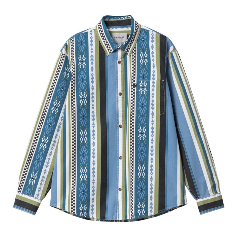 Carhartt ベルベット ストライプ ラガーシャツ Carhartt ベルベット ストライプ ラガーシャツ Carhartt