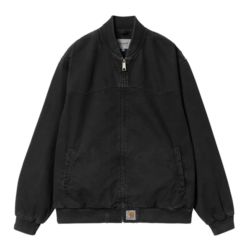 CARHARTT WIP OG SANTA FE BOMBER - Black (stone CARHARTT WIP OG SANTA FE BOMBER - Black (stone