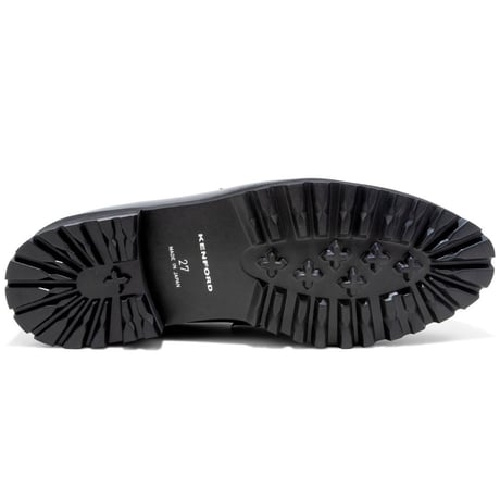 KENFORD MENS TANK SOLE TASSEL LOAFERS / BLACK