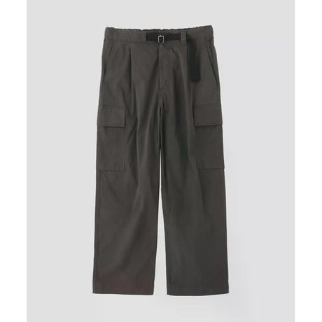 MHL. WASHED COTTON NYLON TROUSERS