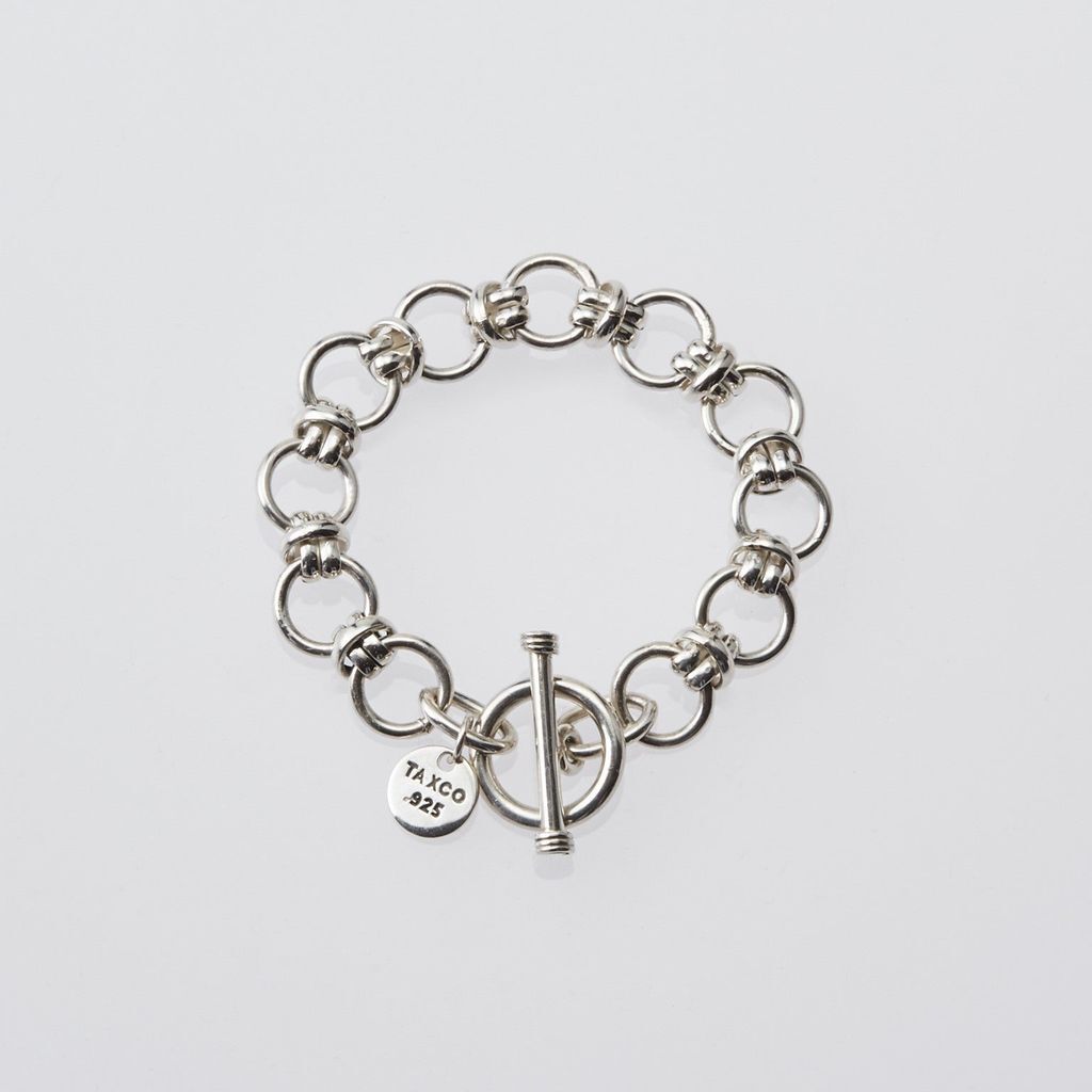 XOLO JEWELRY Horn Link Bracelet 12mm19cm | MAROON