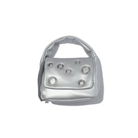 F/CE. TECH LEATHER EYELET MINI POACH
