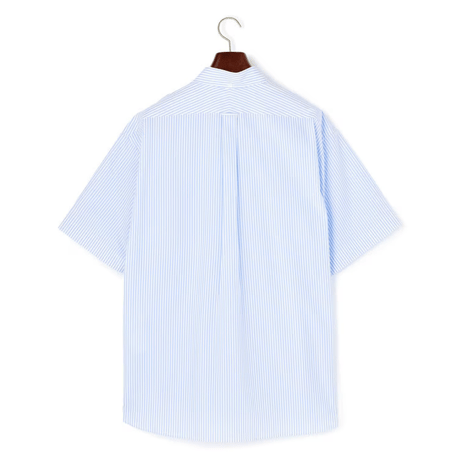 J.PRESS 【AaronChang】【UNISEX】コットンタイプライター ストライプ シャツ / B.D. / Baggy-Fit