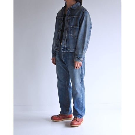 ANACHRONORM  FRONT TUCK DENIM JACKET