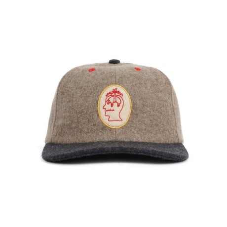 BRAIN DEAD  Brooks Brother California Wool Flannel Hat - Taupe/Grey