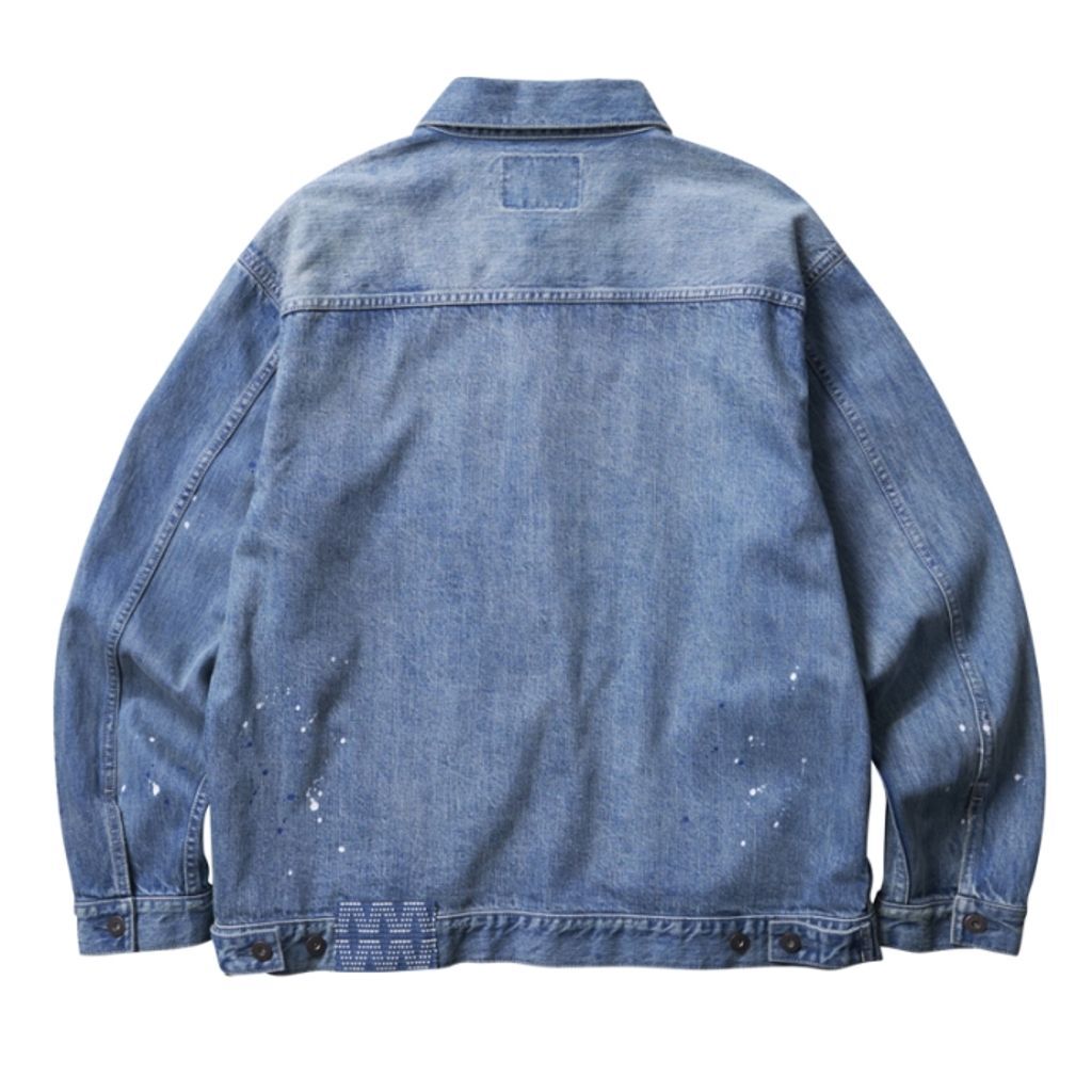 Liberaiders TRIBAL DENIM JACKET HW | MAROON