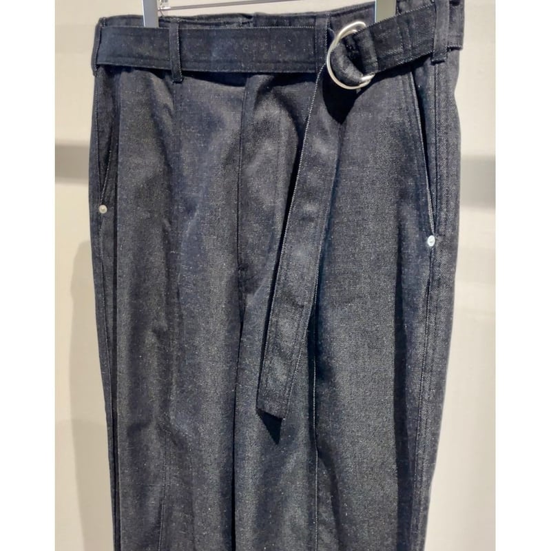 COMME des GARCONS HOMME エステルコットン デニムパンツ | MAROON