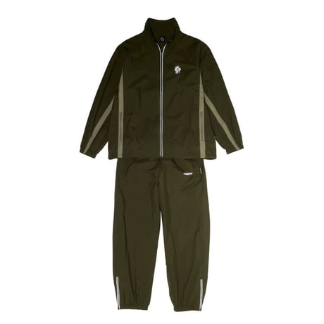 ALWAYTH / TRAINING JACKET ＆ PANTS SET / REFLECT PRINTED /  OLIVE