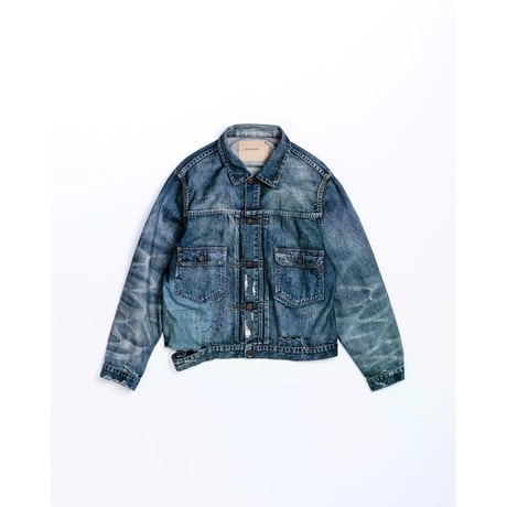ANACHRONORM  REMAKED DOUBLE POCKET DENIM JACKET INDIGO