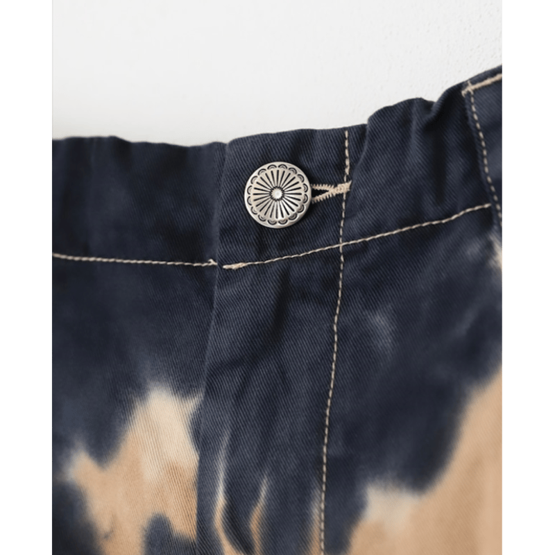 AMBERGLEAM カモフラコットンチノテーパードパンツ