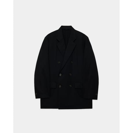 MARKAWARE  SUPER 160's WOOL GABARDINE DOUBLE BREASTED COMFORT JACKET