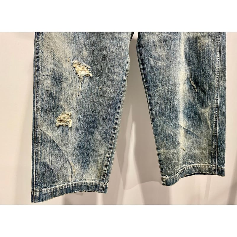 PORTER CLASSIC STEINBECK DENIM PAINTER PANTS VI