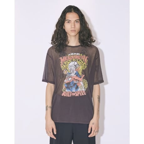 beautiful people MEGADETH sheer jersey T-shirt