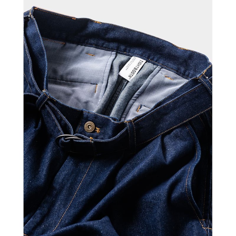 TIGHTBOOTH DENIM BALLOON PANTS | MAROON