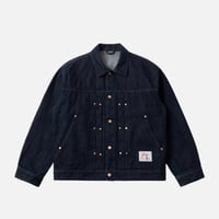 Dime Pleated Denim Jacket