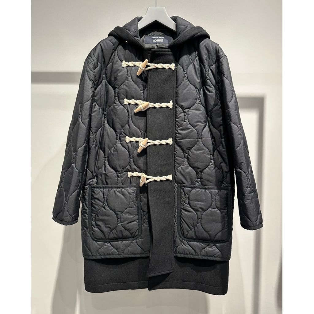 COMME des GARCONS HOMME WOOL MELTON × NYLON QUI