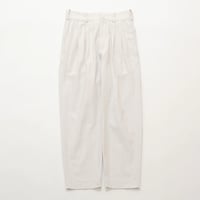 YAECA Chino Cloth Trousers Two Tuck Straight