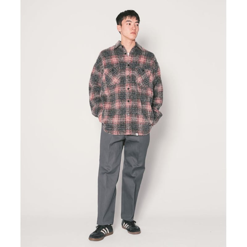 BEDWIN & THE HEARTBREAKERS L/S WOOL BIG SHIRT 
