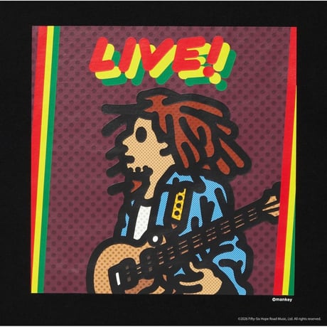 CITY COUNTRY CITY CITY COUNTRY CITY x BOB MARLEY_COTTON T-SHIRT_LIVE!