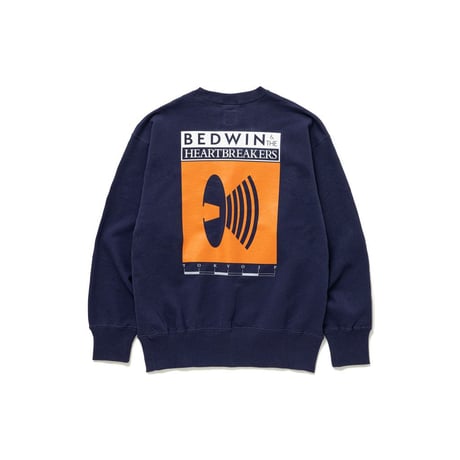 BEDWIN & THE HEARTBREAKERS L/S PRINTED C-NECK SWEAT "M.GORE"