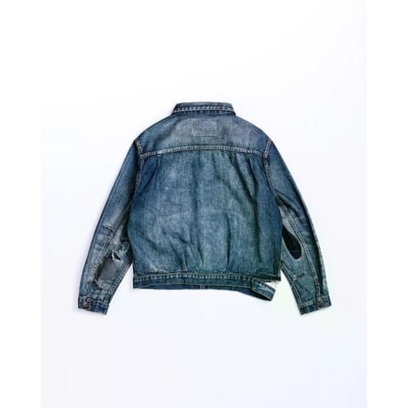 ANACHRONORM  REMAKED DOUBLE POCKET DENIM JACKET INDIGO