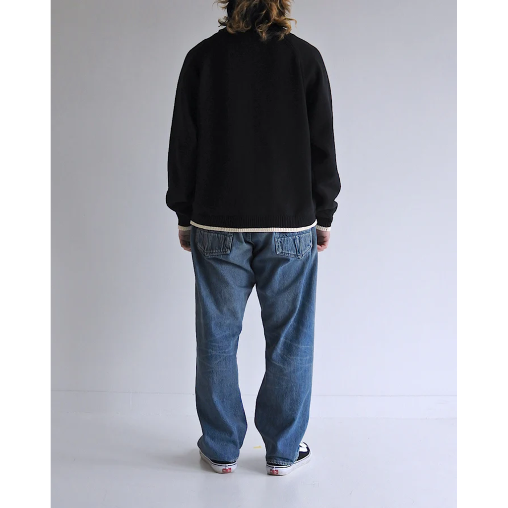 ANACHRONORM INITIAL DRIVERS KNIT BLACK | MAROON