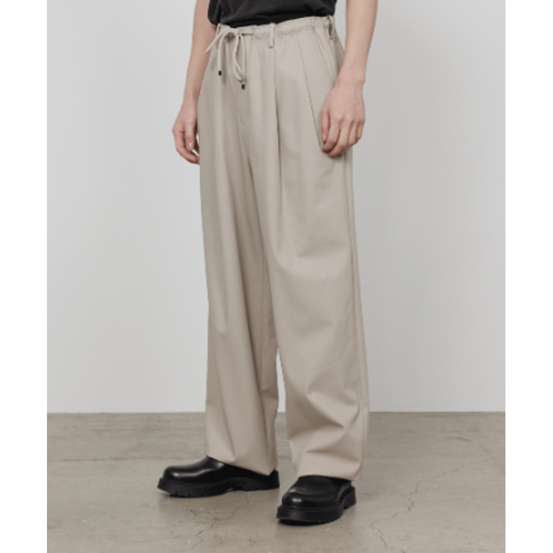 予約商品】MARKAWARE DOUBLE PLEATED EASY TROUSERS |