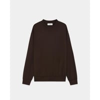 marka  Super 100s Washable Wool Jersey / Crew Neck L/S Tee