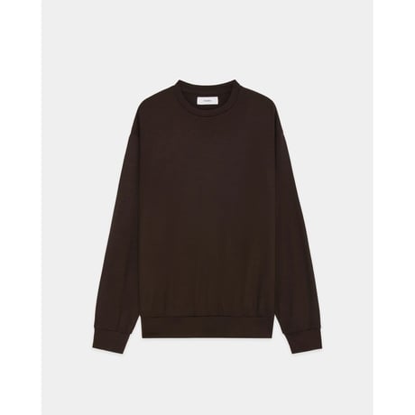 marka  Super 100s Washable Wool Jersey / Crew Neck L/S Tee