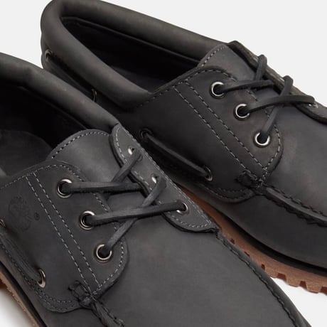 Timberland スリーアイ(3eye) ラグ ハンドソーン ボート シューズ メンズ (ダークグレー）