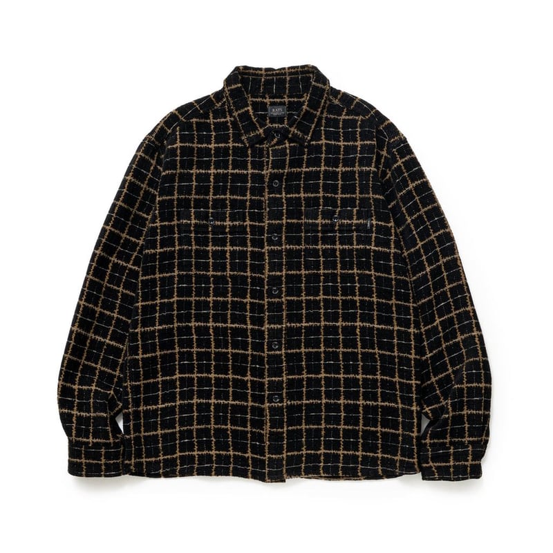 RATS MOLESKIN CHECK SHIRTモールスキン チェックシャツL RATS MOLESKIN CHECK SHIRT | MAROON