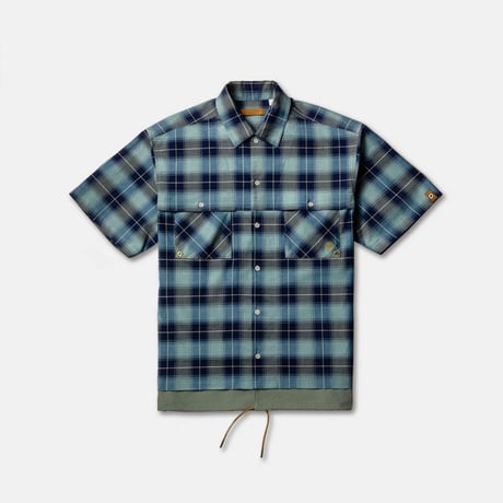 Timberland  TOKYO DESIGN COLLECTIVE オールジェンダー 半袖 プレイド シャツ