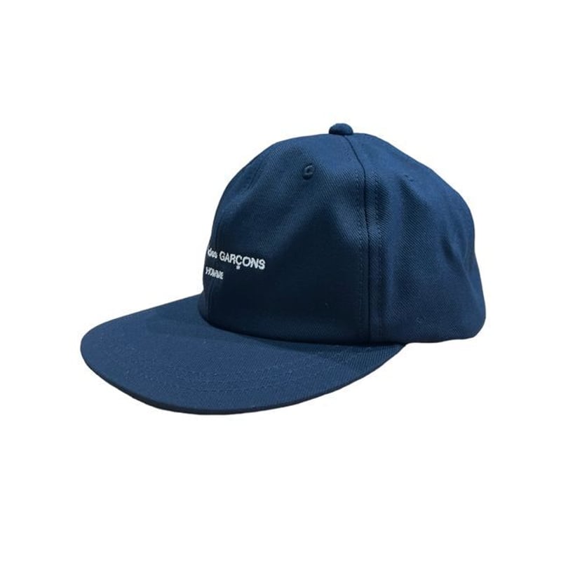 COMME des GARCONS 介する HOMME LOGO CAP 紺 ギャルソン