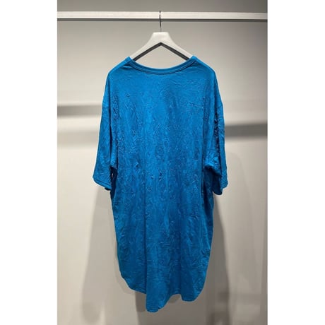 Ground Y CATCH WASHER HEM ROUND JUMBO T-SHIRT SHORT SLEEVES