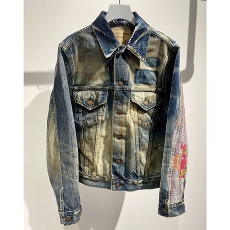 ANACHRONORM ε2 RALLI QUILT CUSTOM DENIM JACKET SIZE 00（NO.14）