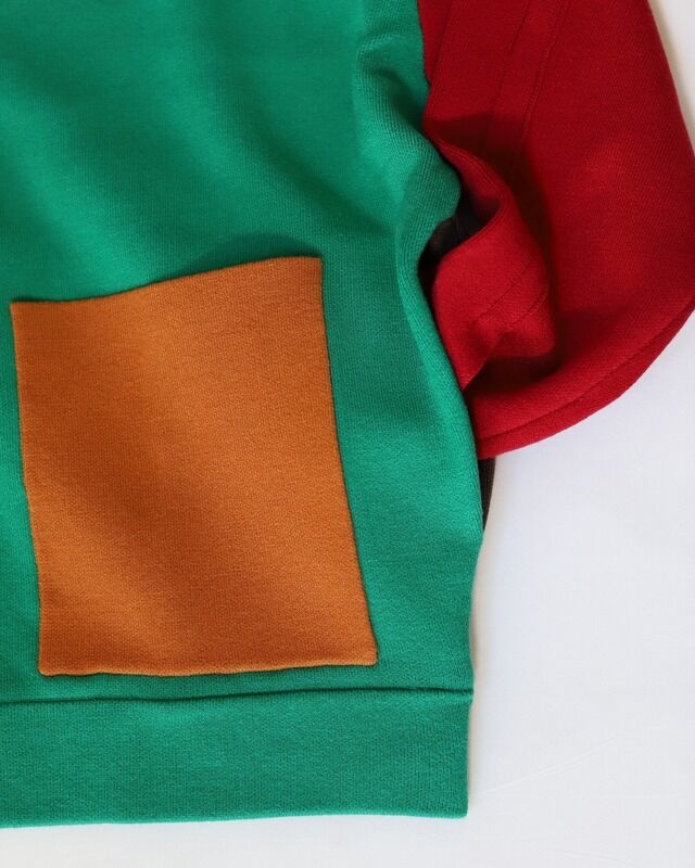 AMBERGLEAM Jacquard Knit Drivers Jacket / BLOCK AMBERGLEAM Jacquard Knit Drivers Jacket / BLOCK